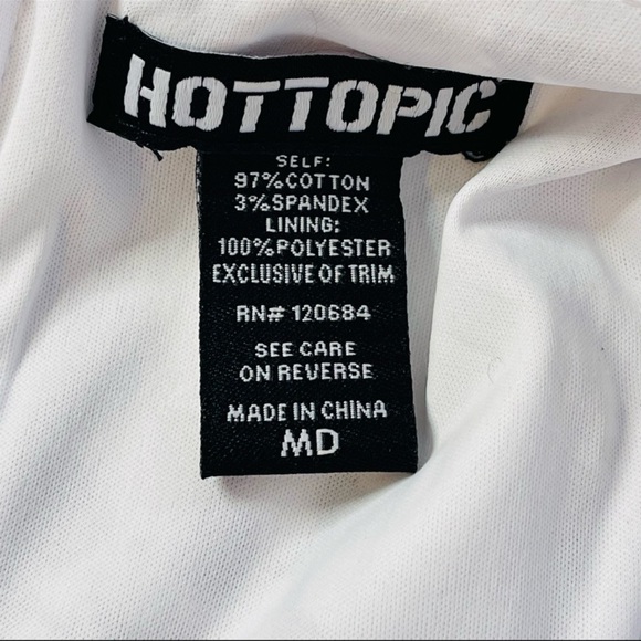 Hot Topic Floral Side Lace Up Asymmetrical Ruffle Mini Dress - Picture 4 of 7